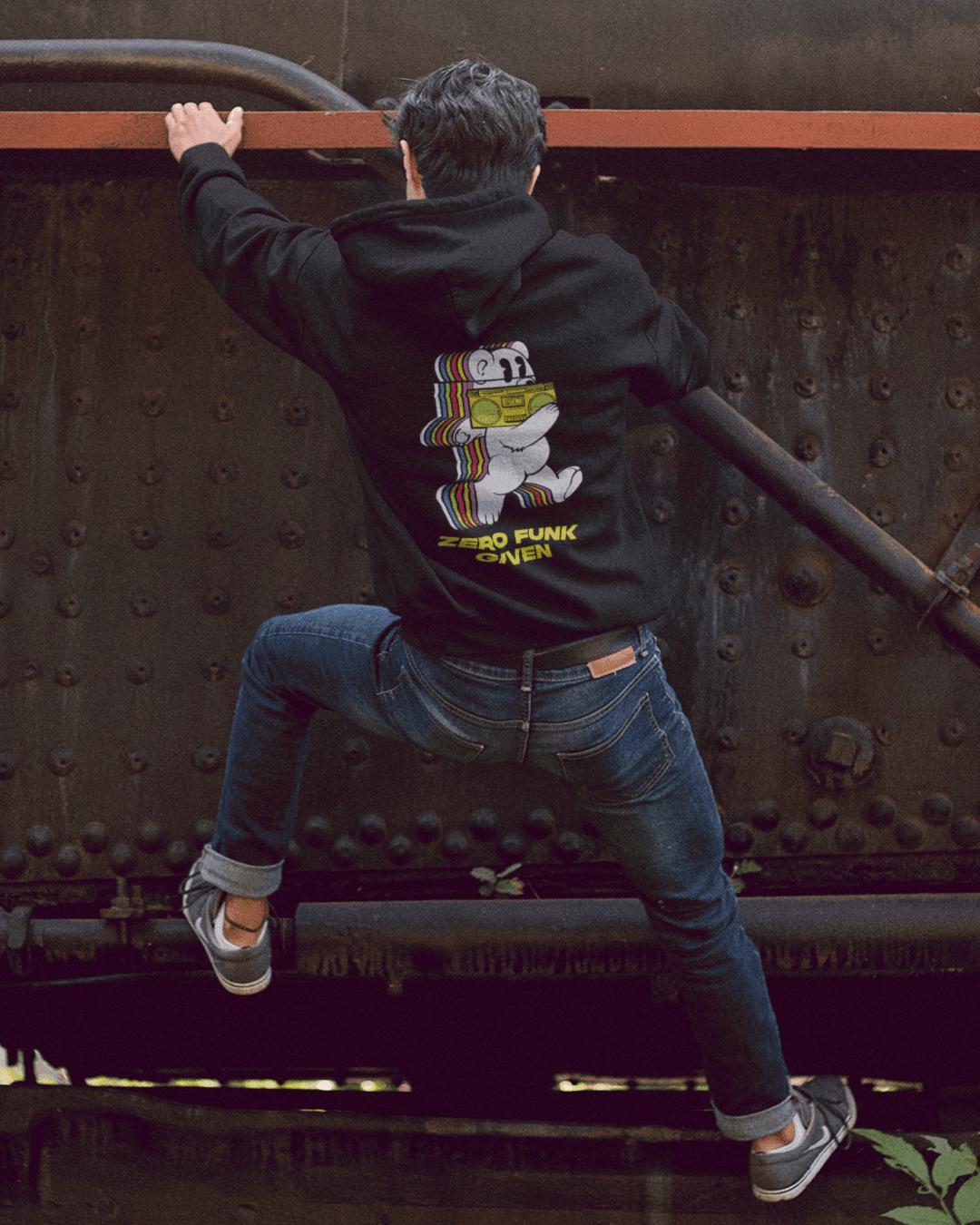 Oversized Hoodie - Zero Funk Given Hoodie